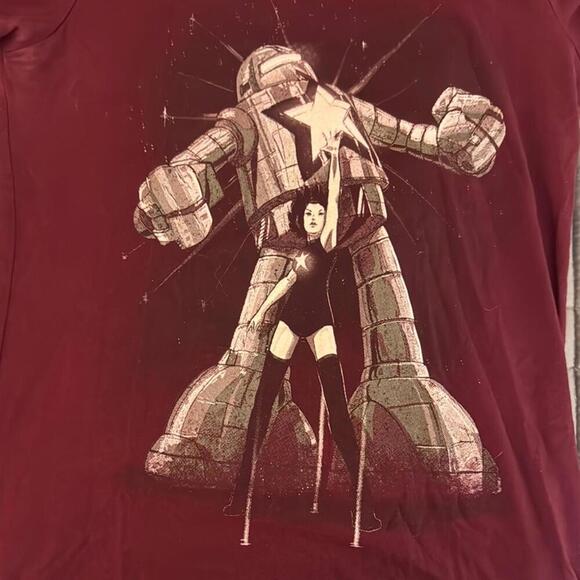 Star Power Chicks Graphic Tee - Maroon - Picture 2 of 3